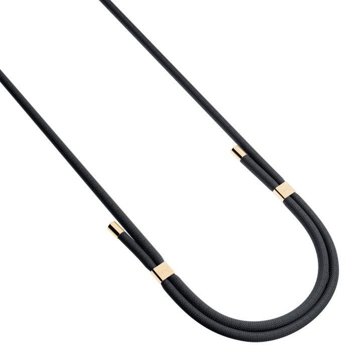 3mk Easy Clip Elite Lanyard Black/Gold