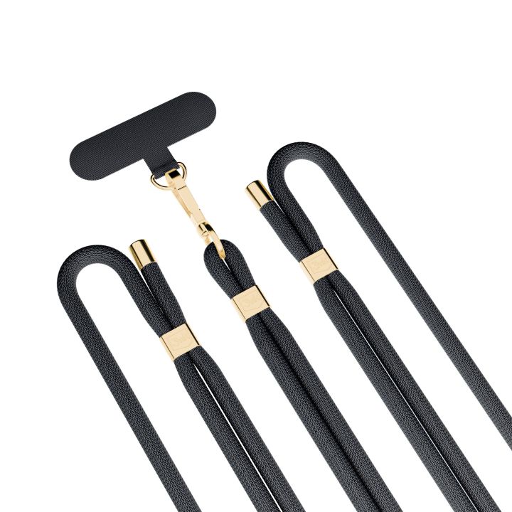 3mk Easy Clip Elite Lanyard Black/Gold